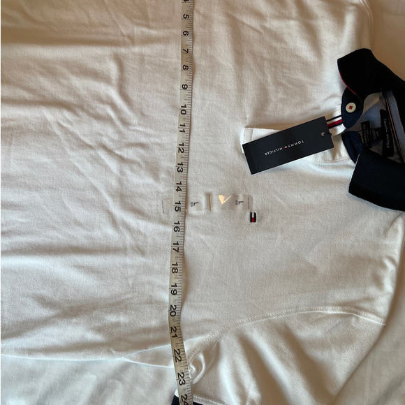 NWT Tommy Hilfiger Polo shirt Custom Fit Men Sz L NWT6 - Picture 4 of 5